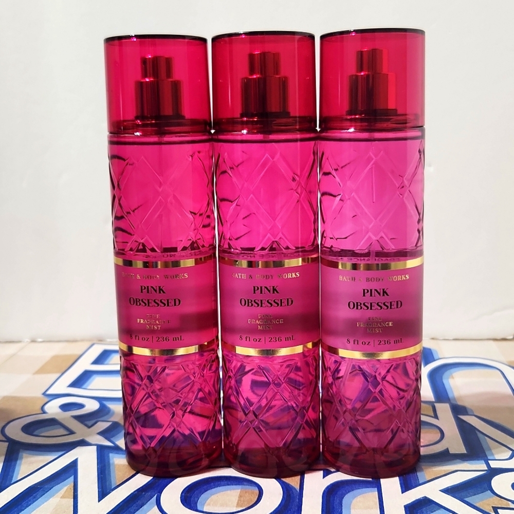 Bath & Body Works Pink Obsessed Fine Fragrance Mist X3